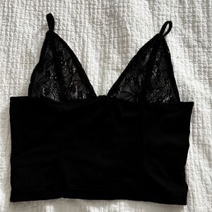 Elegant Black Lace Bralette